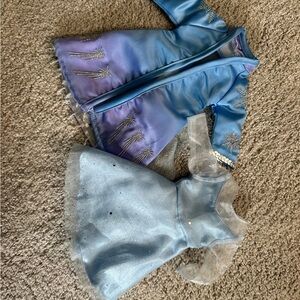 WELLIE WISHERS Doll Outfit (Elsa dress and cape. Handmade from Etsy)